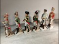 Photo 3 — Lot statuettes porcelaine soldat de l'empire officier hussard cavalerie infanterie