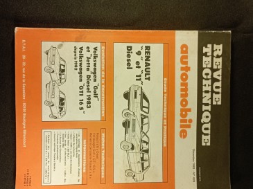 RTA Renault 9 Renault 11 Revue technique automobile