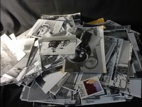 Lot de tirages argentiques noir et banc photos