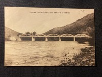 CPA Gard nouveau pont sur la Cèze, entre REVETY et Robiac