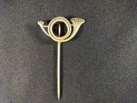 Insigne épingle cor de chasse