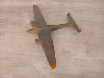 jouet ancien métal avion