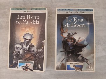 lot 2 livres dont vous êtes les héros.le tyran du désert - les portes de l'au-delà LDVELH